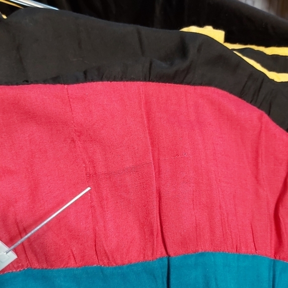 COLOR bloc A line rayon skirt made in India - Picture 8 of 8